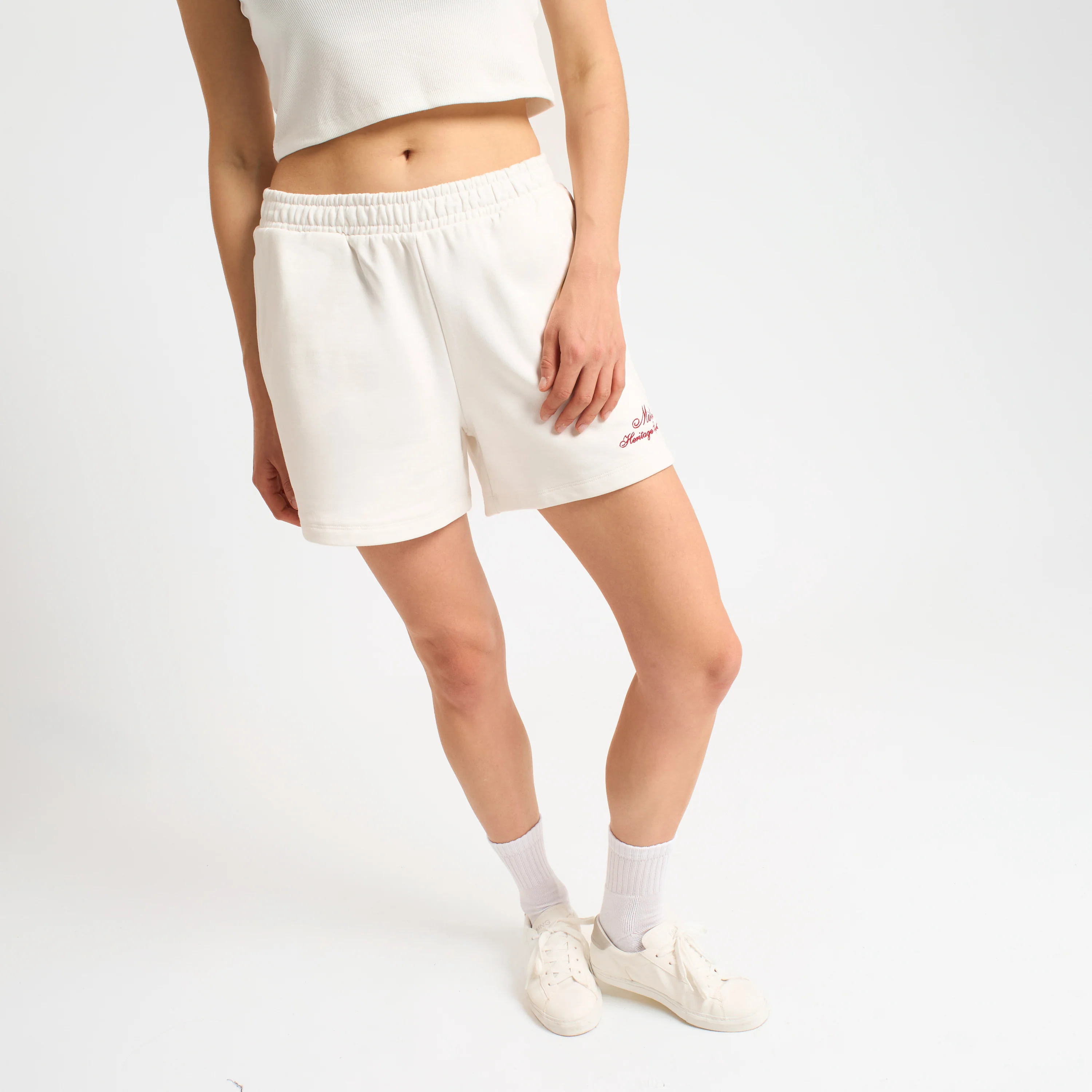 PANTALONCINI MILAN BIANCHI DONNA CON RICAMO