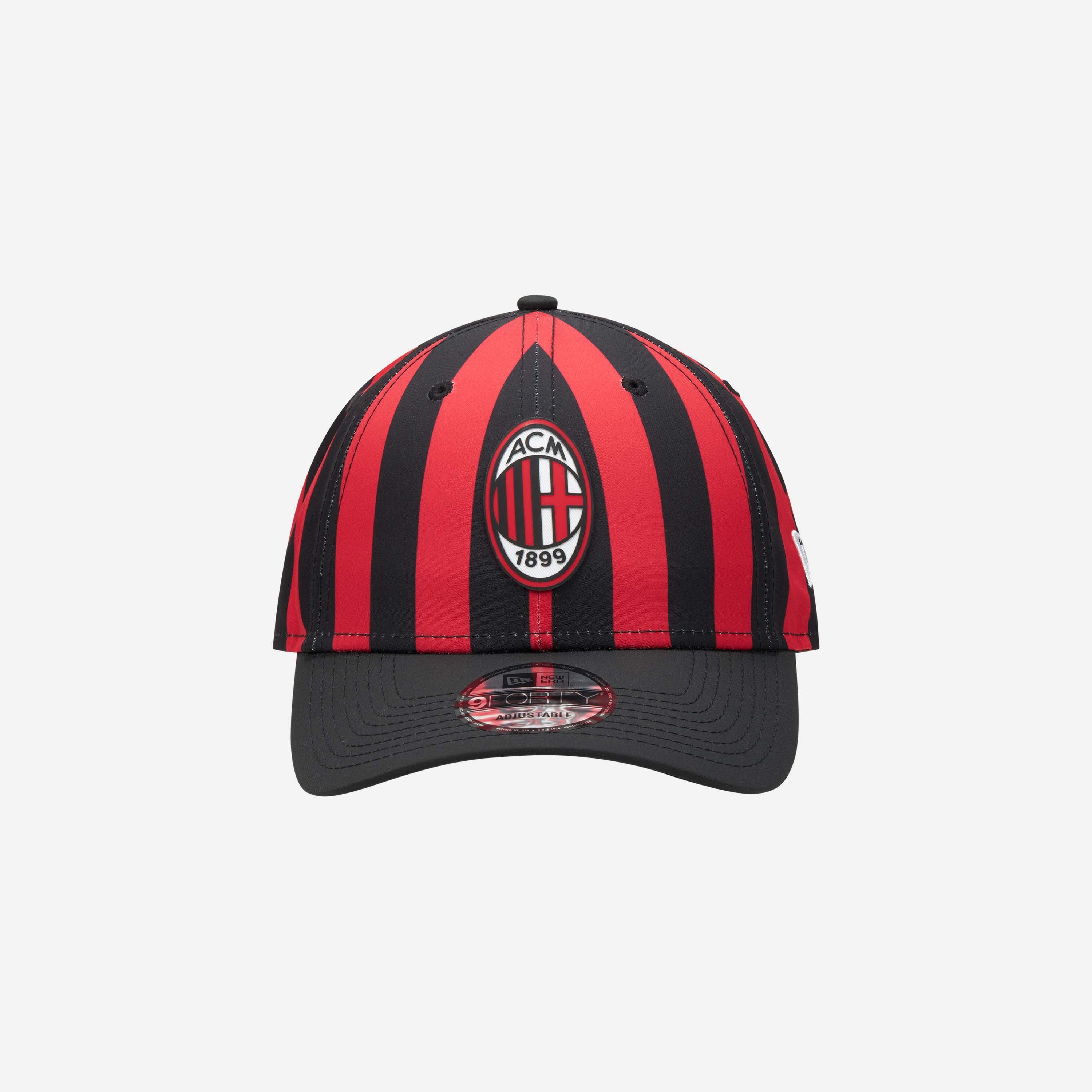 CAPPELLINO 9FORTY® NEW ERA X AC MILAN ROSSONERO CON LOGO
