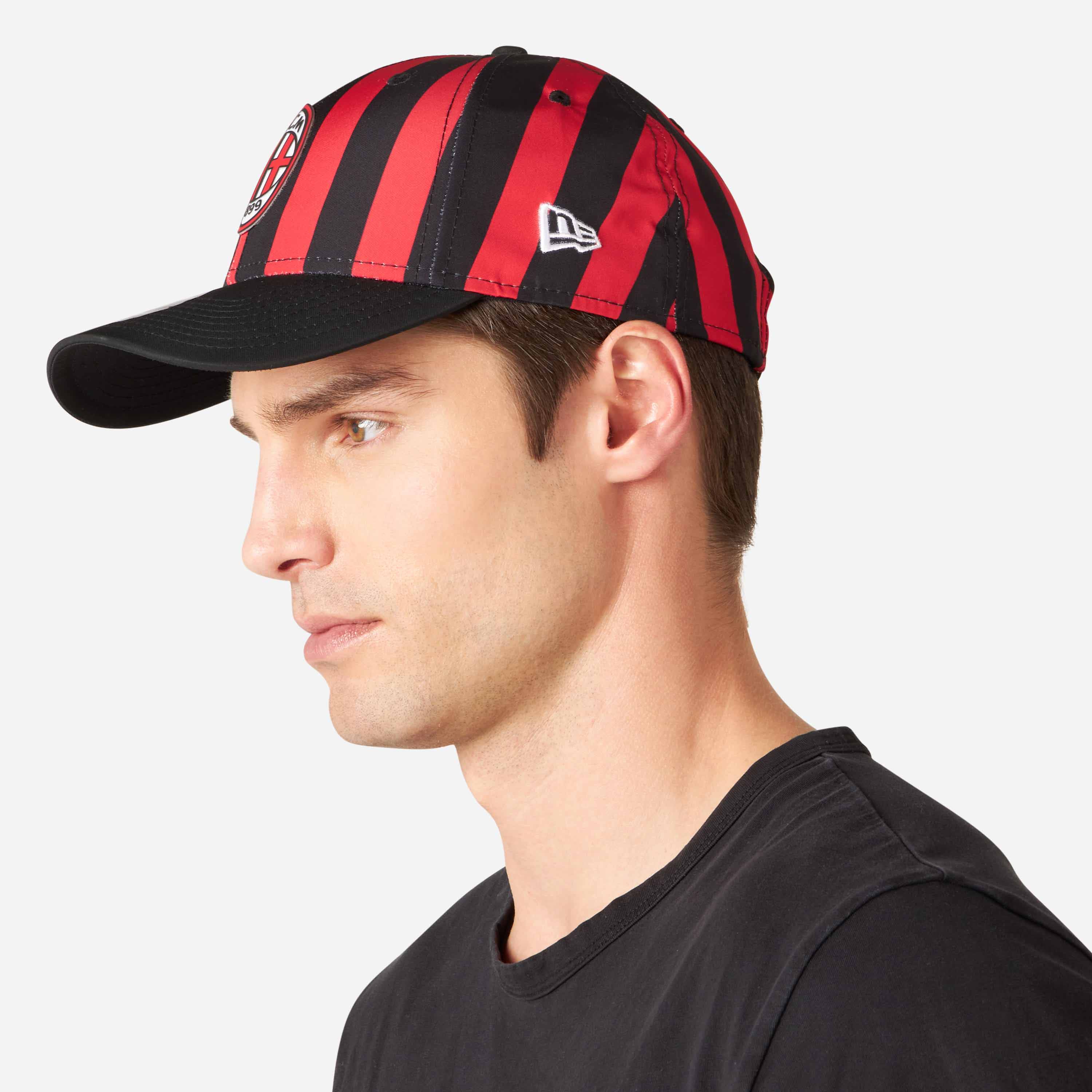 CAPPELLINO 9FORTY® NEW ERA X AC MILAN ROSSONERO CON LOGO