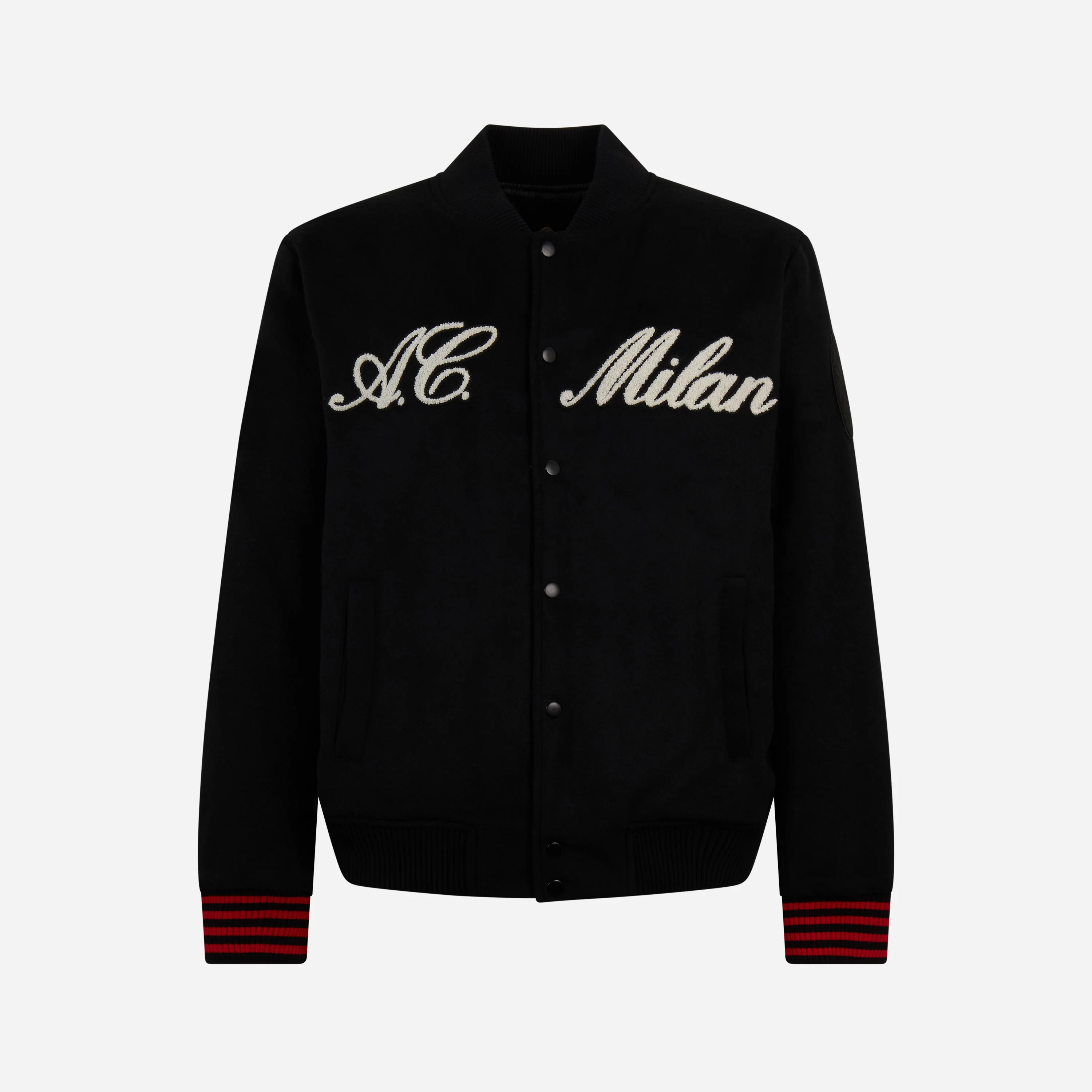 AC Milan x NY Yankees - GIACCA VARSITY CON SCRITTA SUL FRONTE E RETRO