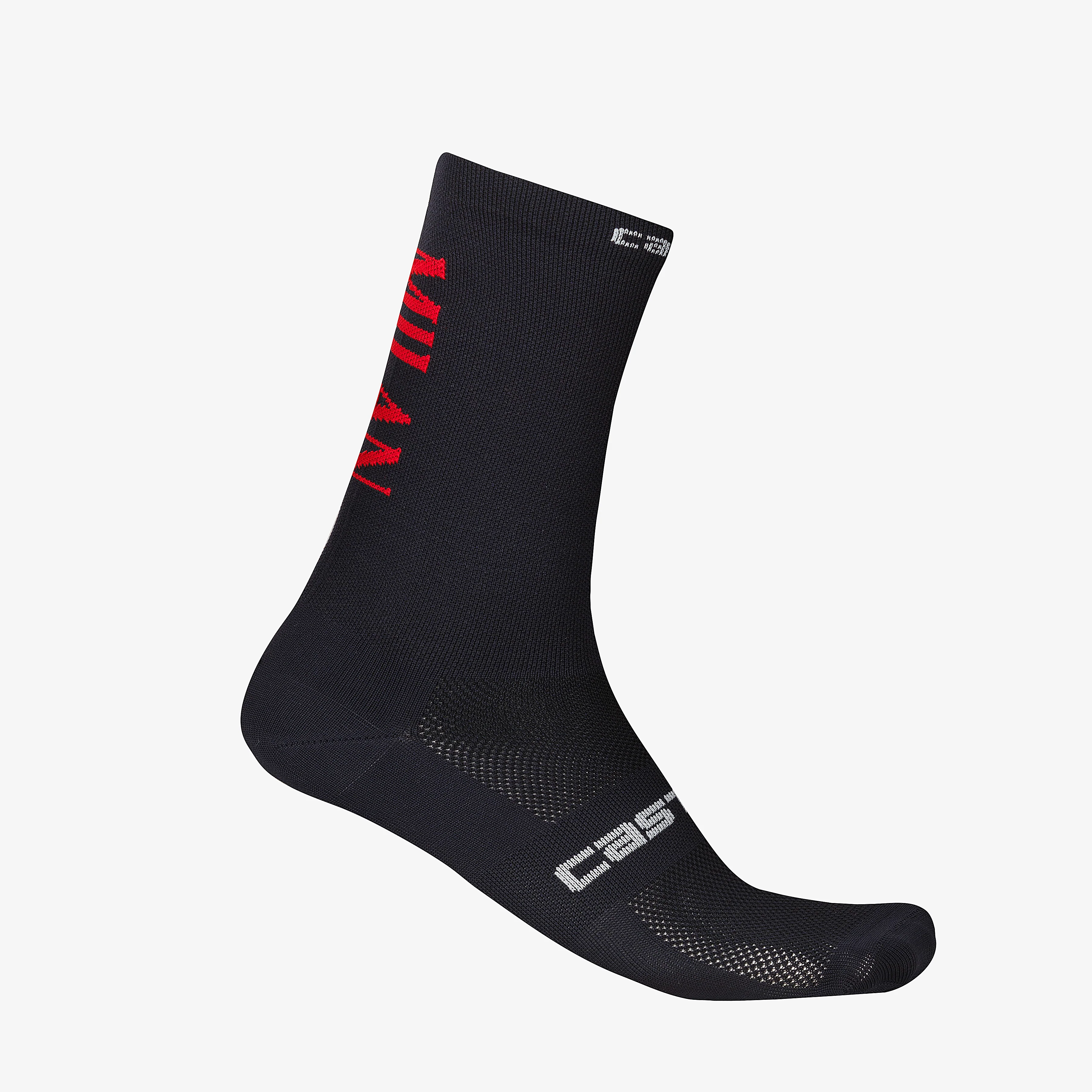 CALZE CICLISMO NERE CASTELLI X AC MILAN