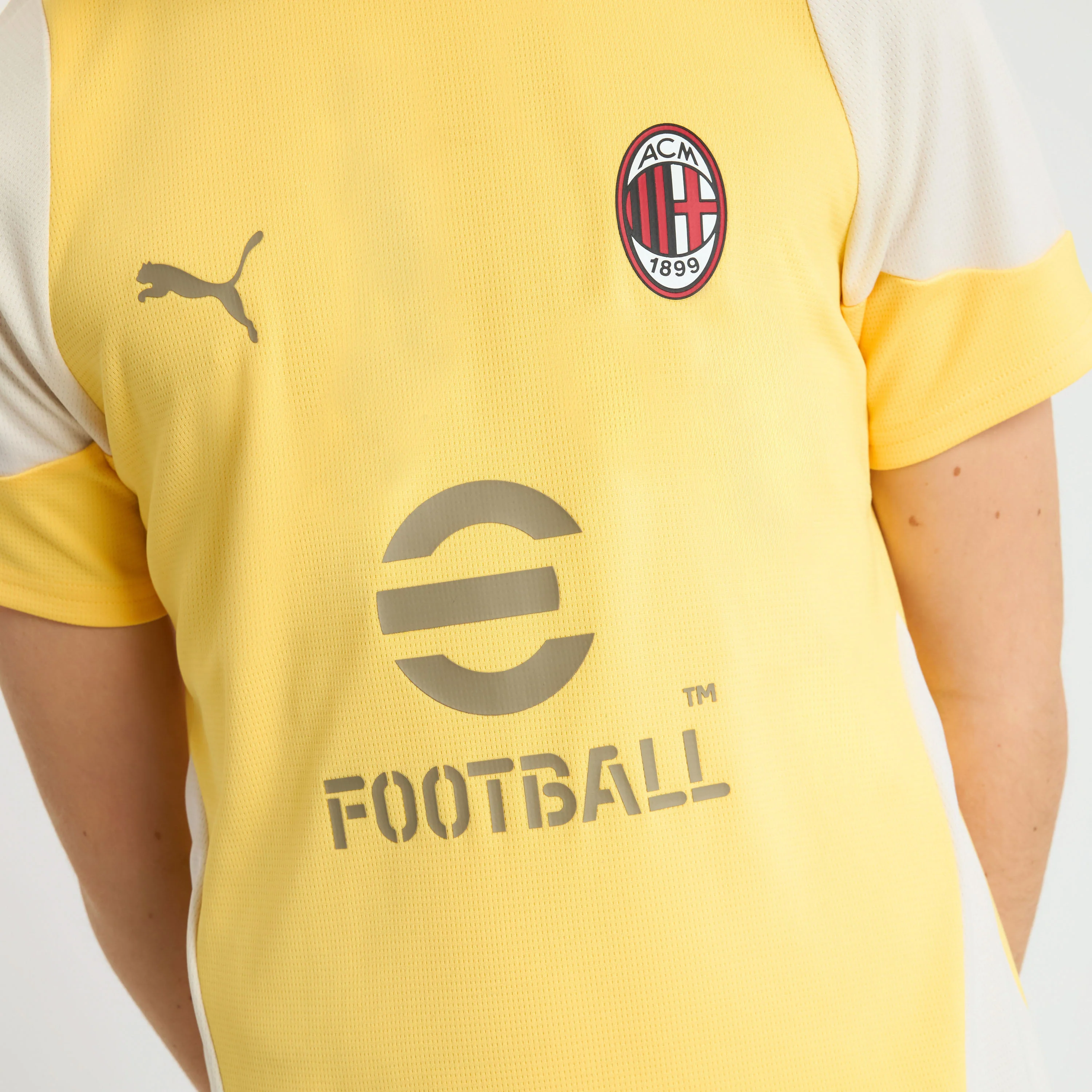 MAGLIA GIALLA BAMBINO MILAN TRAINING 2025/26