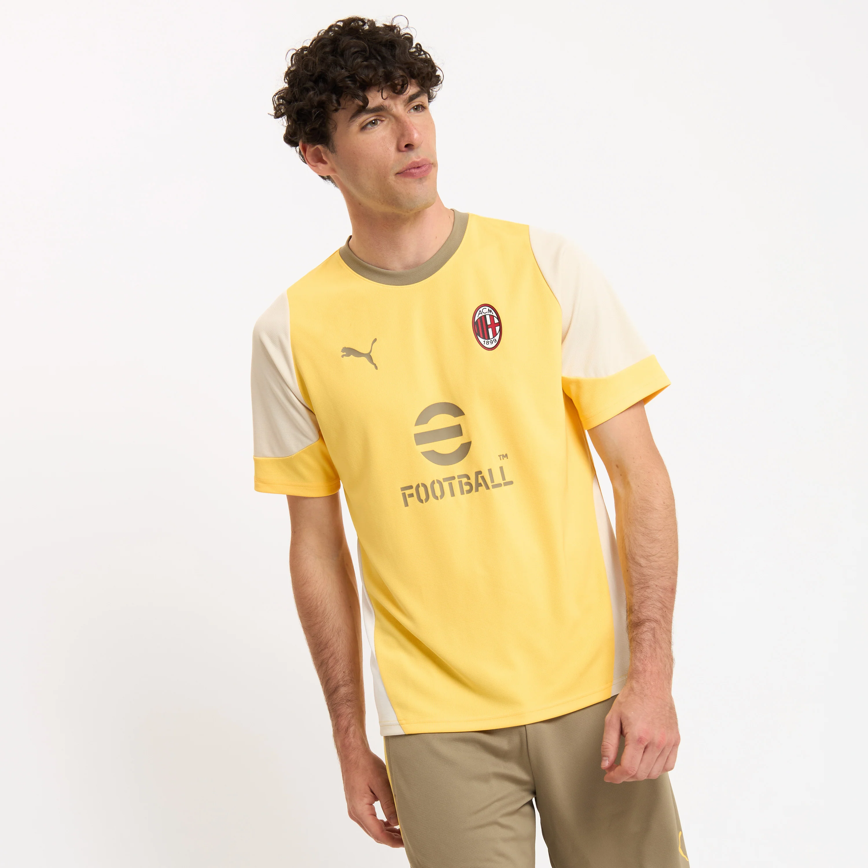 MAGLIA GIALLA MILAN TRAINING 2025/26
