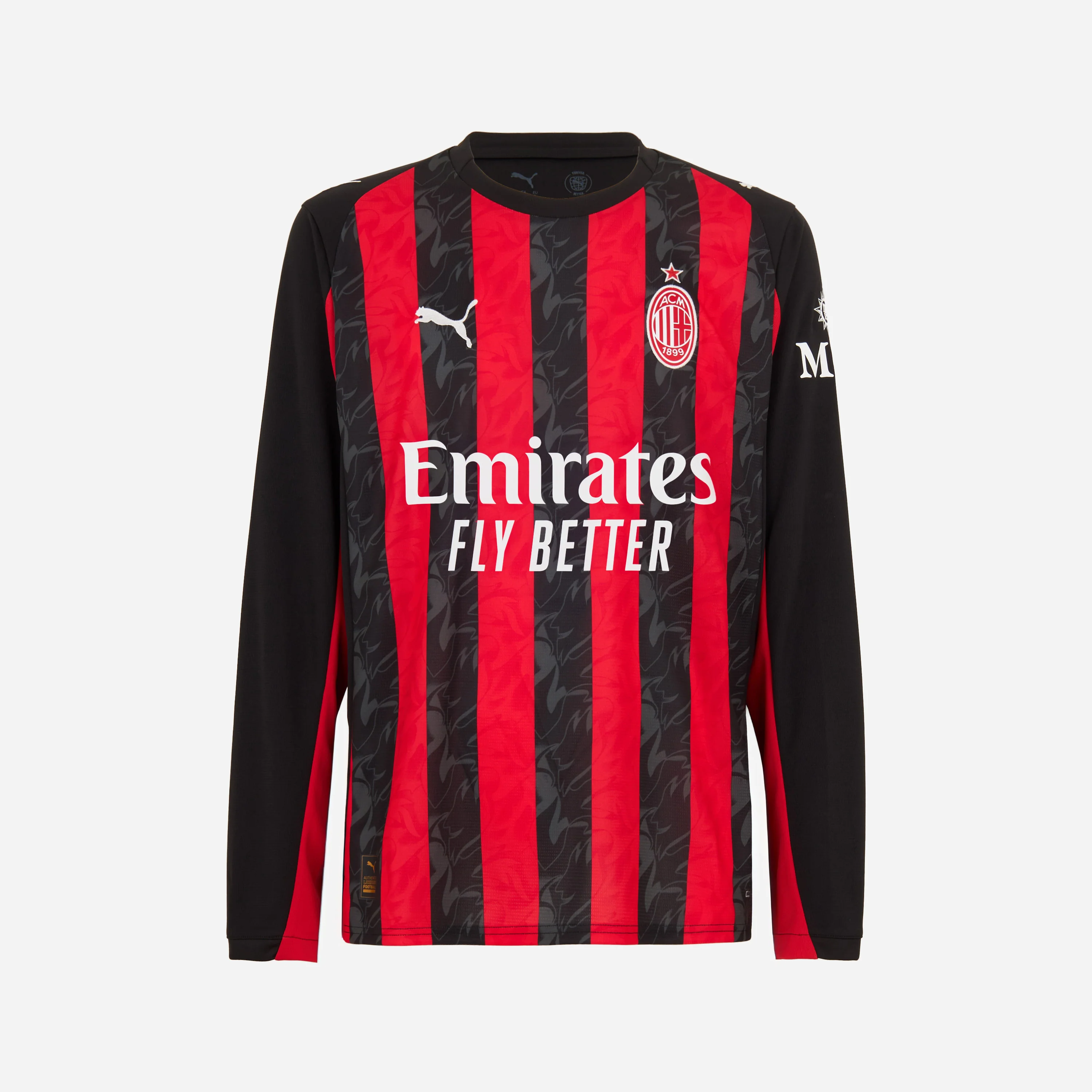 MAGLIA MILAN GARA HOME 2025/26 A MANICHE LUNGHE