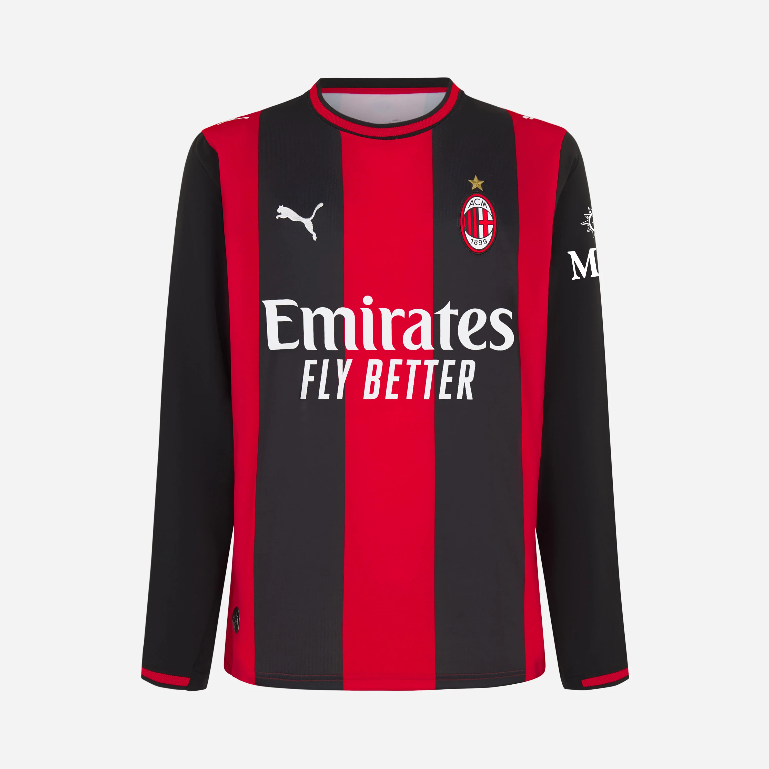 MAGLIA MILAN GARA HOME AUTHENTIC 2026/27 A MANICHE LUNGHE