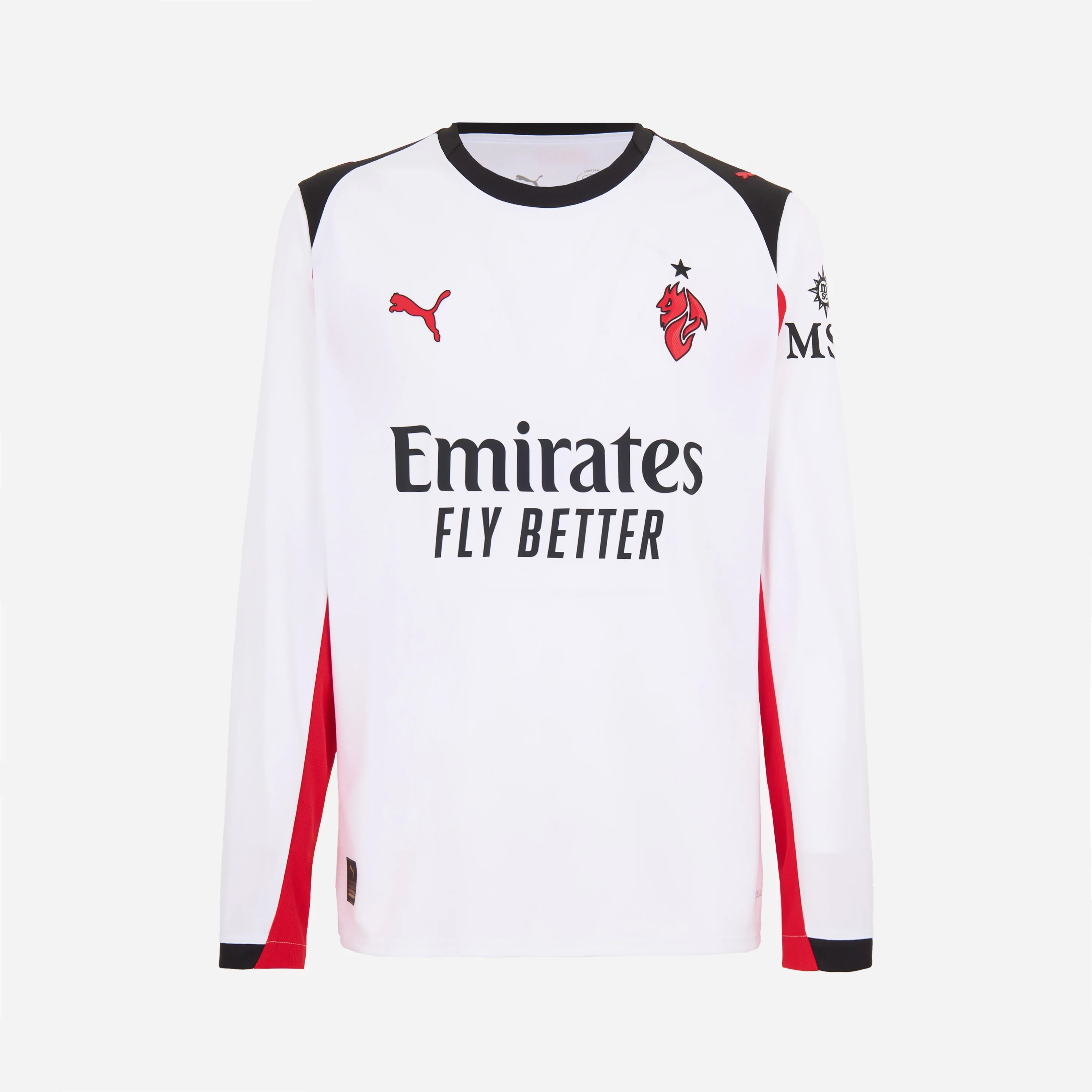 MAGLIA MILAN GARA AWAY 2025/26 A MANICHE LUNGHE