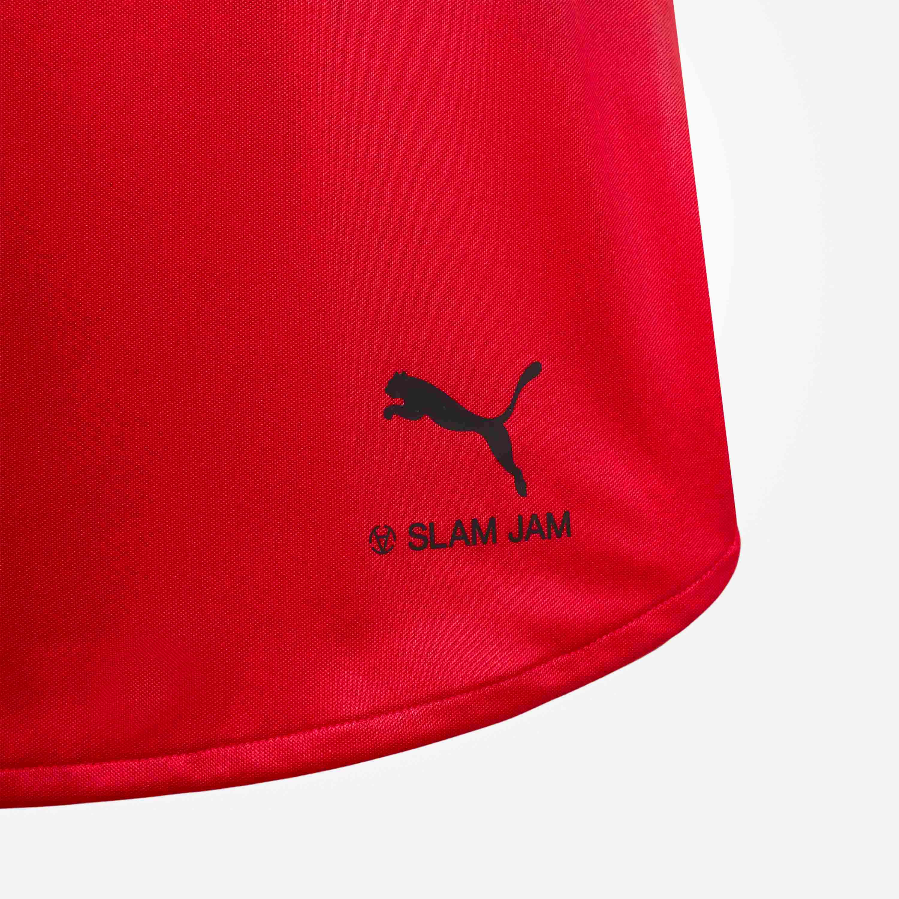 PANTALONCINI ROSSI PUMA X AC MILAN X SLAM JAM