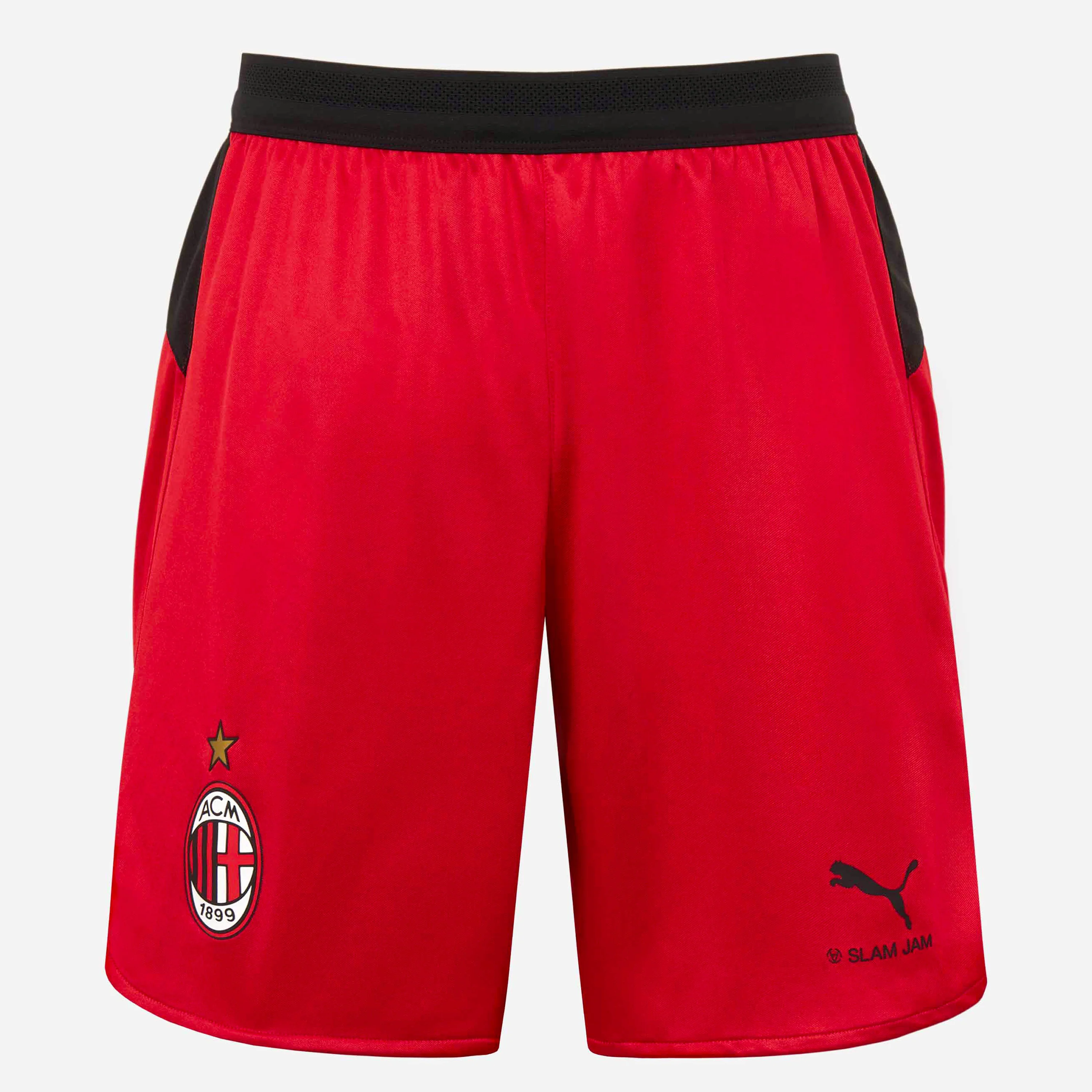 PANTALONCINI ROSSI PUMA X AC MILAN X SLAM JAM