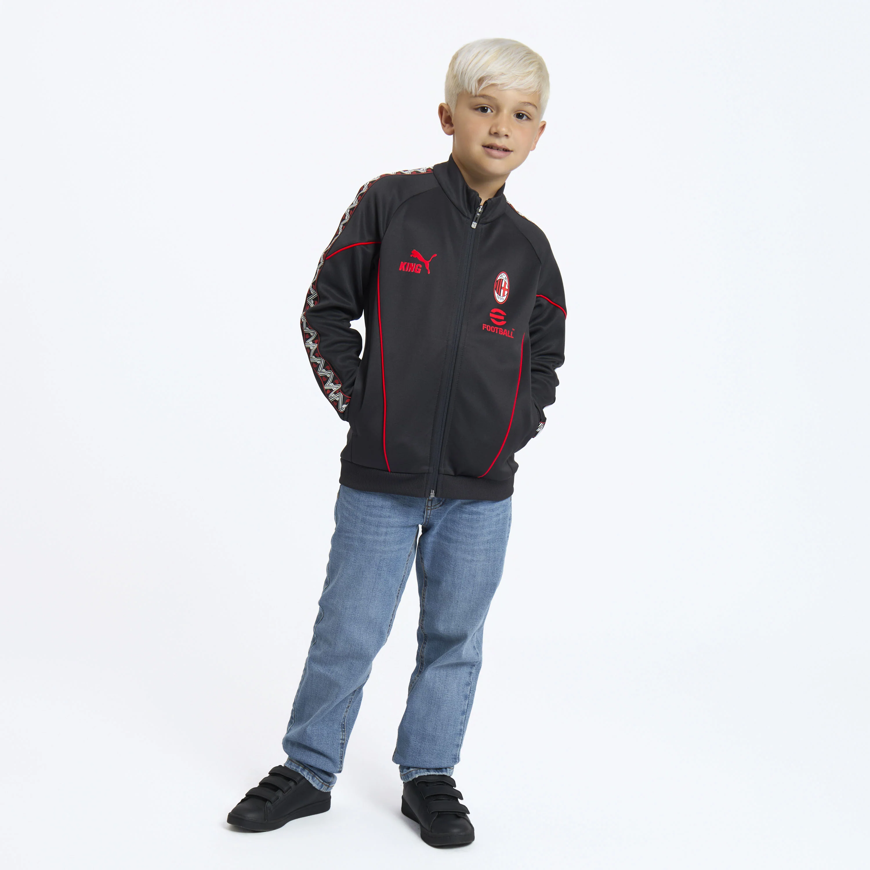 GIACCA GRIGIA MILAN KING BAMBINO