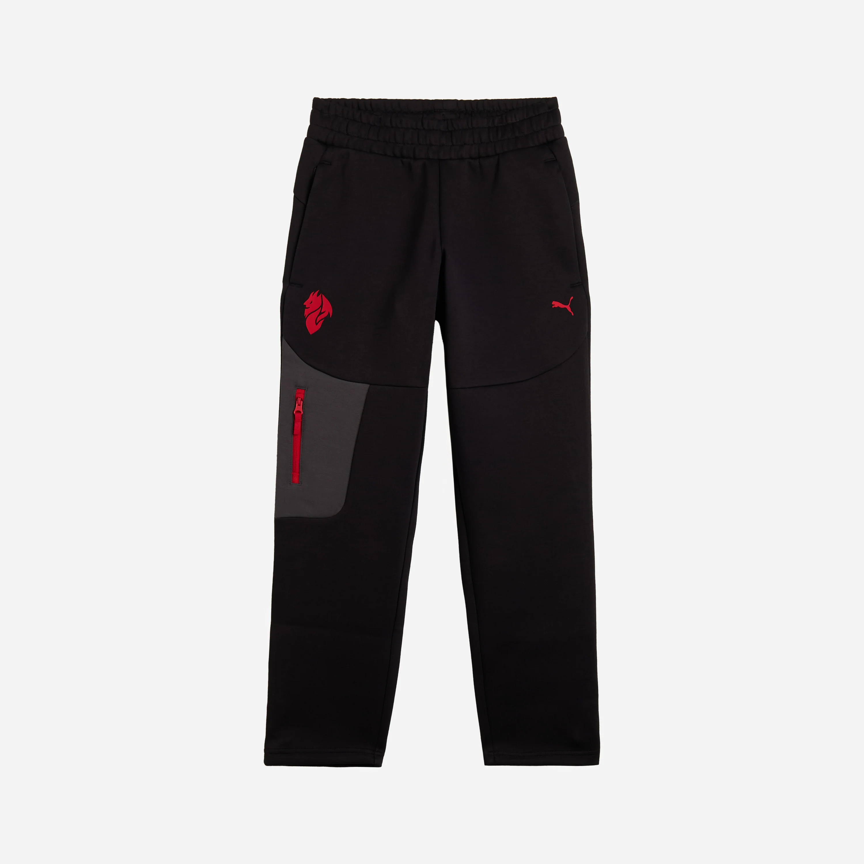PANTALONI NERI BAMBINO MILAN PUMATECH 2025/26 CON TASCHE