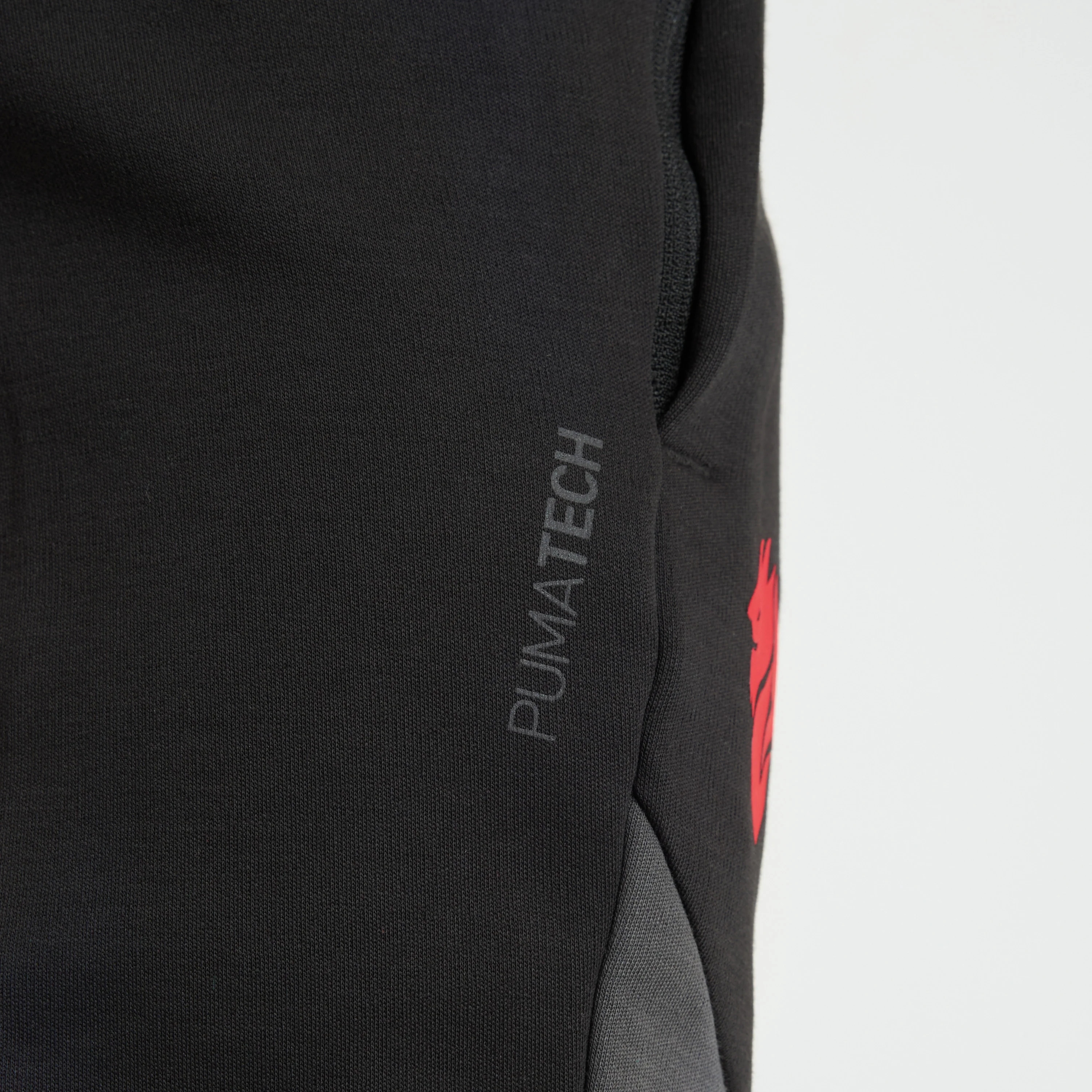 PANTALONI NERI BAMBINO MILAN PUMATECH 2025/26 CON TASCHE
