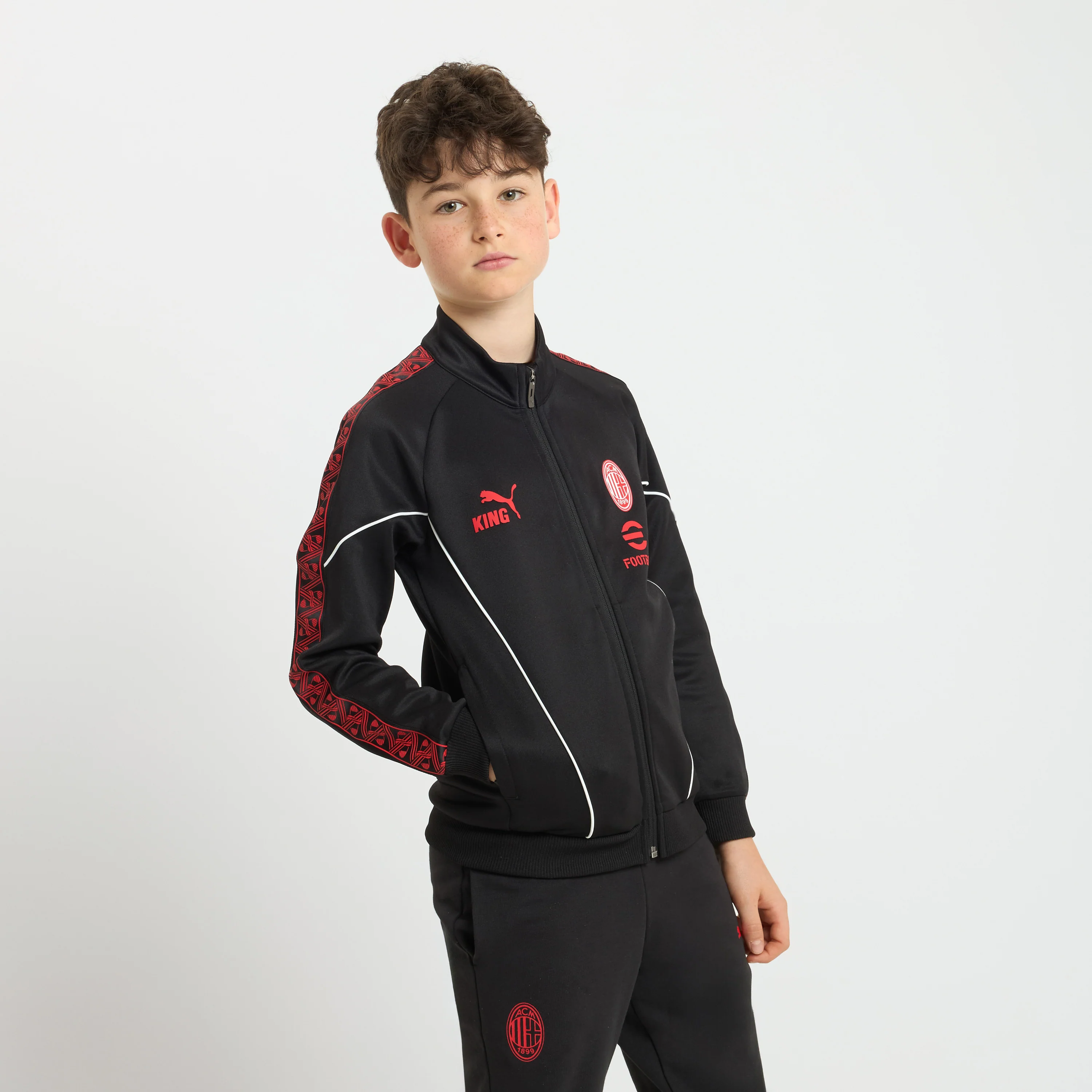 GIACCA NERA MILAN KING BAMBINO